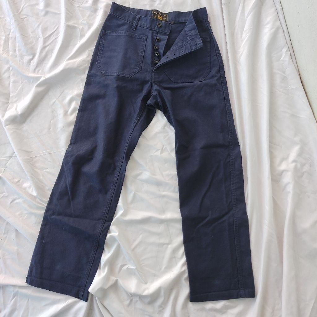 Deus Ex Machine USN N-1 Military Deck Pants Navy - Celana Carpenter Cargo Pant