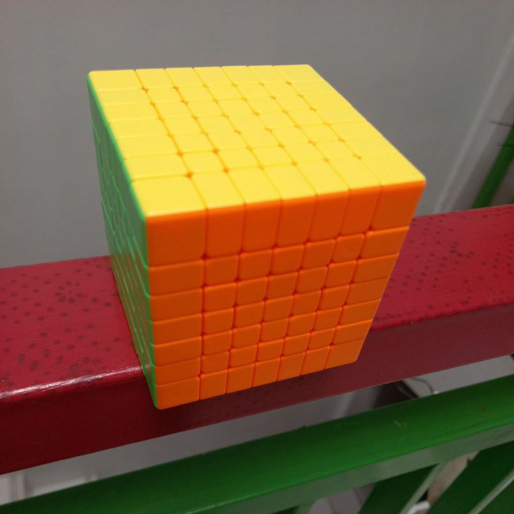 Rubik 7x7 meilong speesdcube 7x7x7 stikerless licin