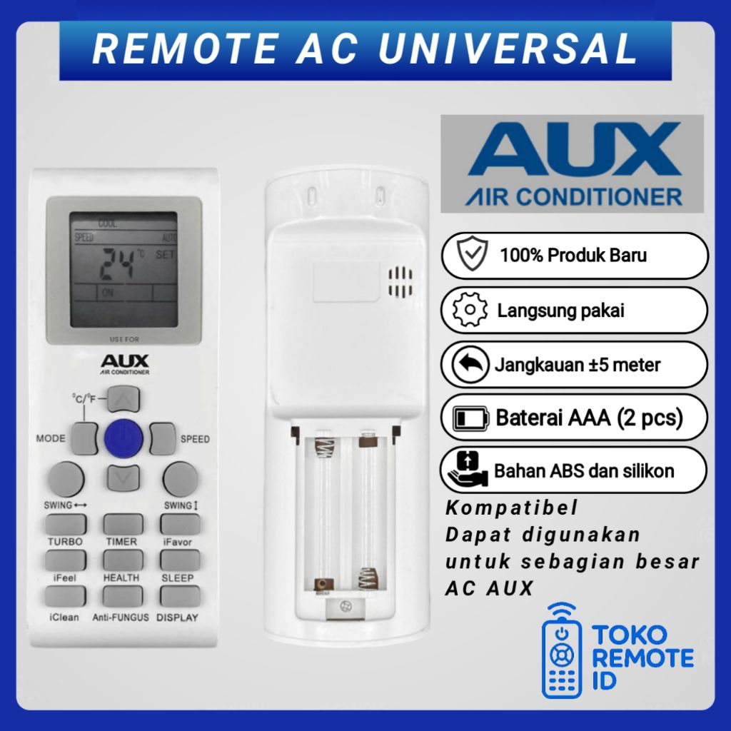 Remot Remote AC AUX YKR-P/002E Standard / Inverter Multi Universal