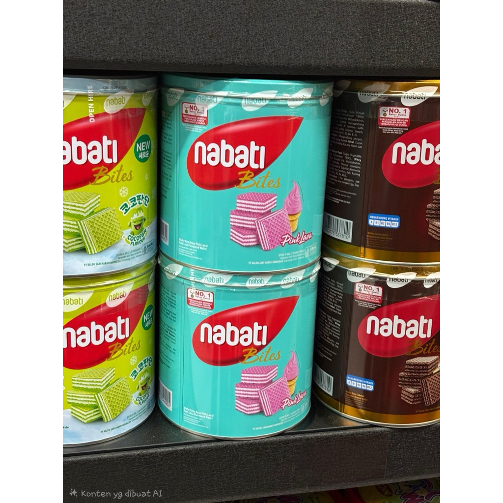 wafer nabati kaleng