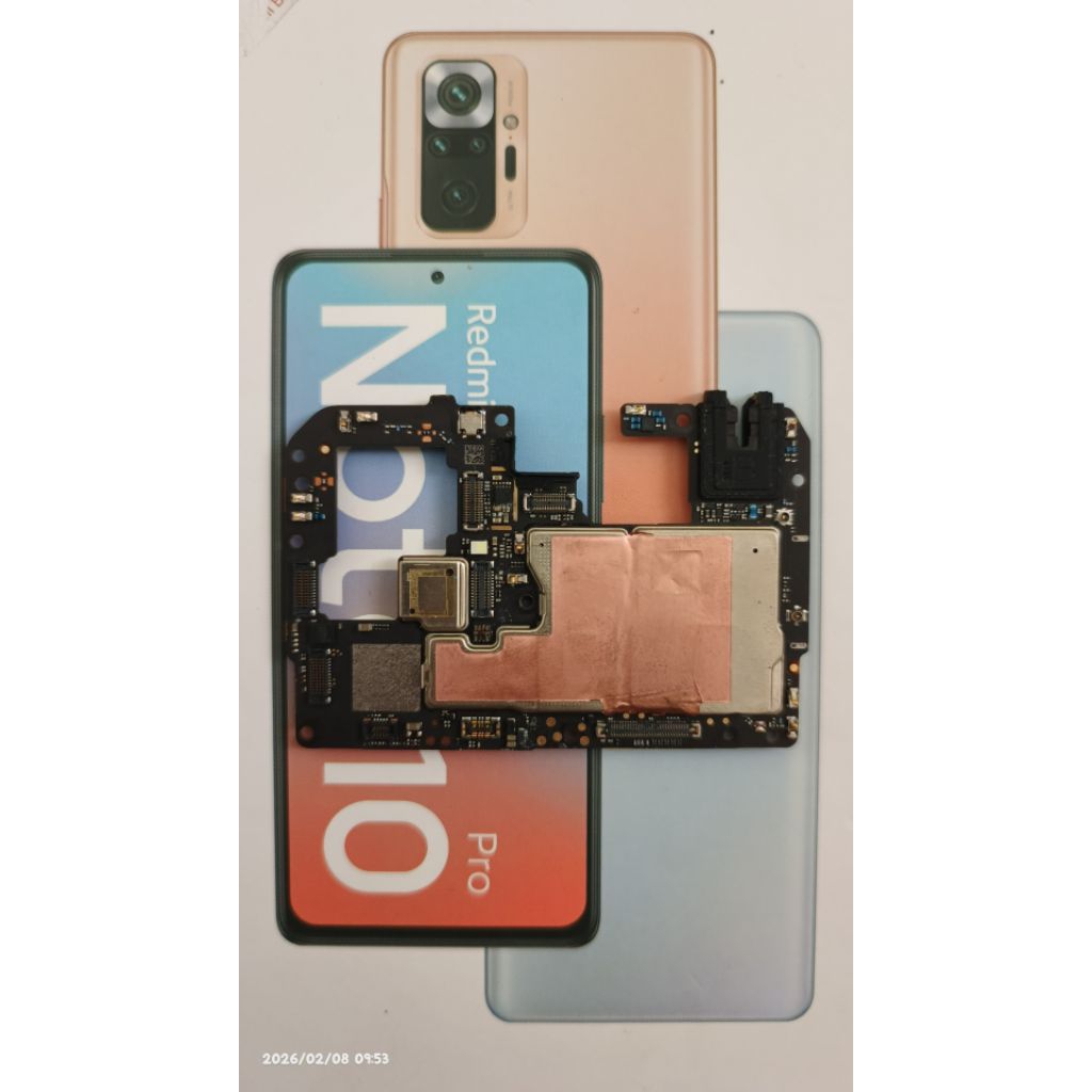 Mesin Redmi Note 10 Pro Ram 6 64 Normal