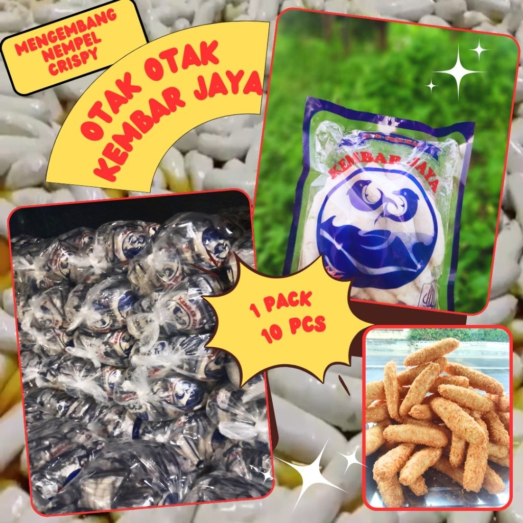 Otak Otak ikan Kembar Jaya 200g isi 10pcs Dijamin Fress dan Crispy