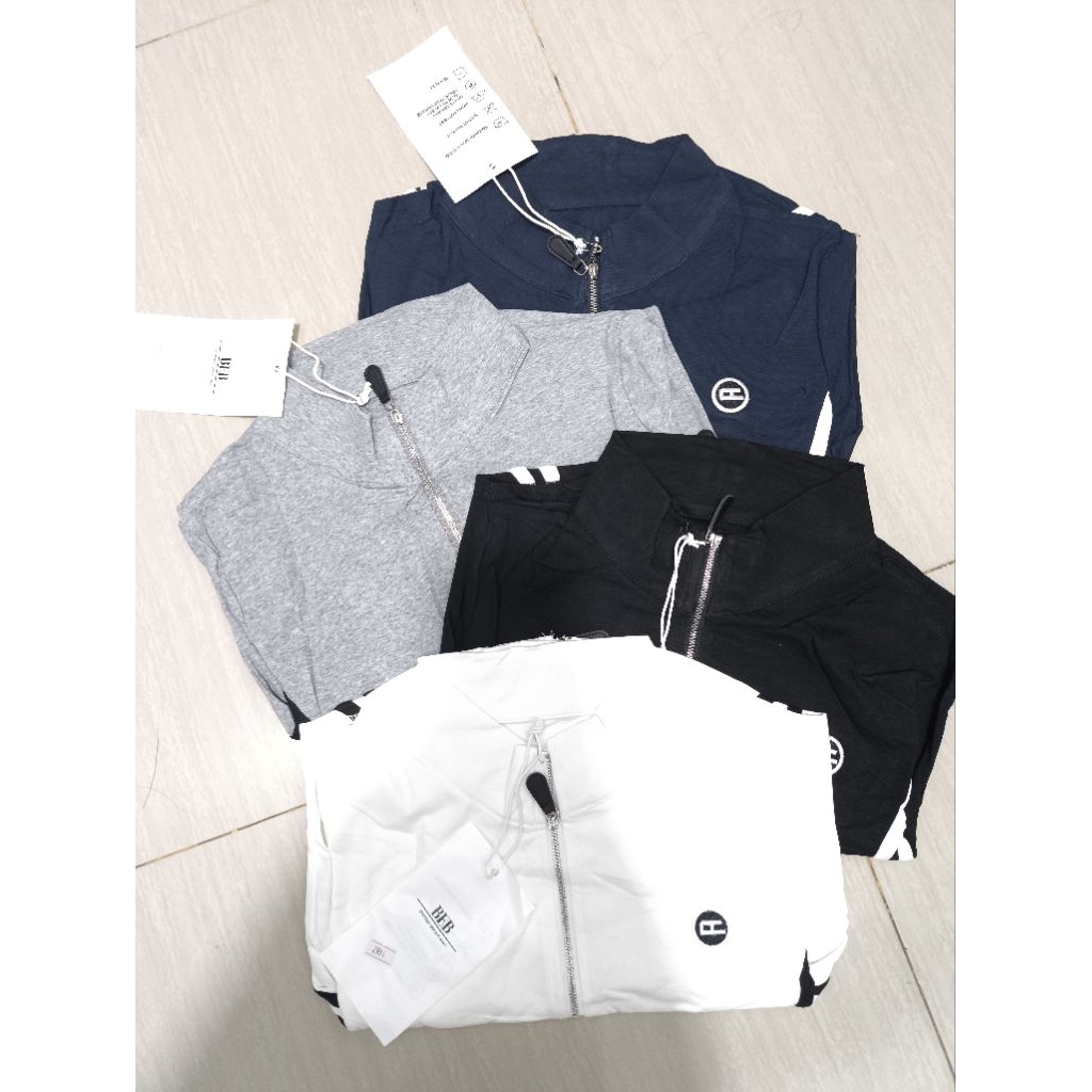 2901 ZIPPER POLO pendek/zipper polo terbaru/kaos double zipper