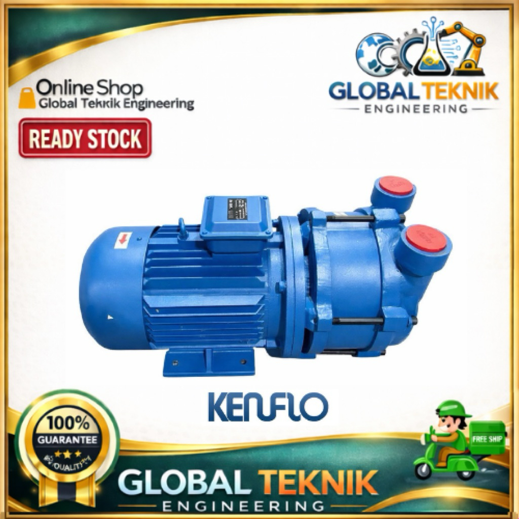 Liquid Ring Vacuum Pump Kenflo CDF 1222 2.2Kw 3HP 380V Liquid Ring Vacuum Pump Kenflo CDF 2402 7.5Kw