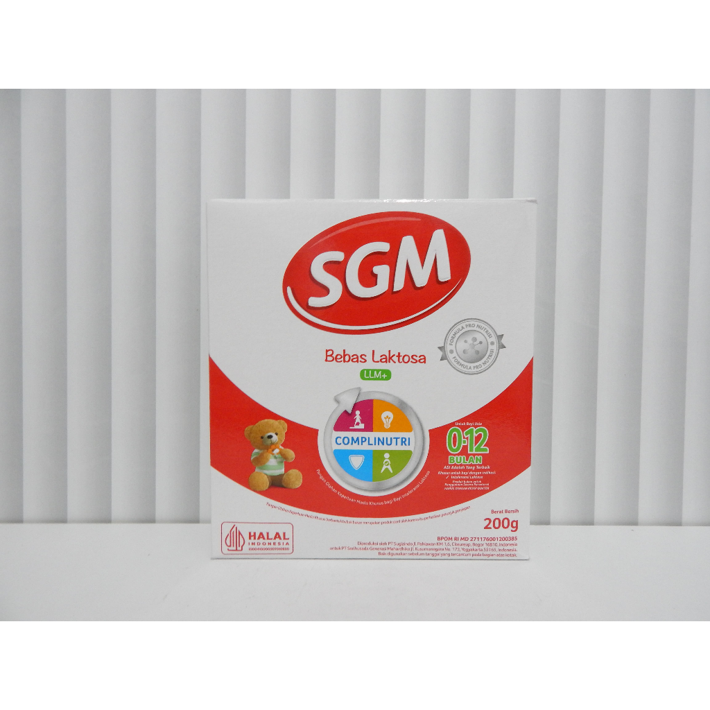 SGM LLM+ Bebas Laktosa - Susu Formula Bayi 0-12 Bulan 200gr / 400gr