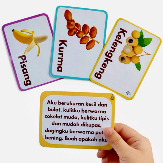 Kartu Tebak-tebakan tema “BUAH”