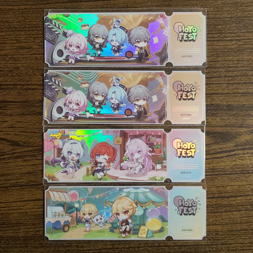 TIKET HOYOFEST 2024 GENSHIN HSR HONKAI IMPACT 3RD