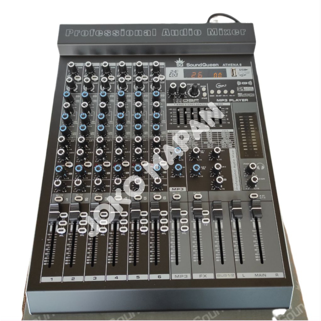 Mixer Soundqueen Athena 8 mixer audio 8 channel 199 DSP