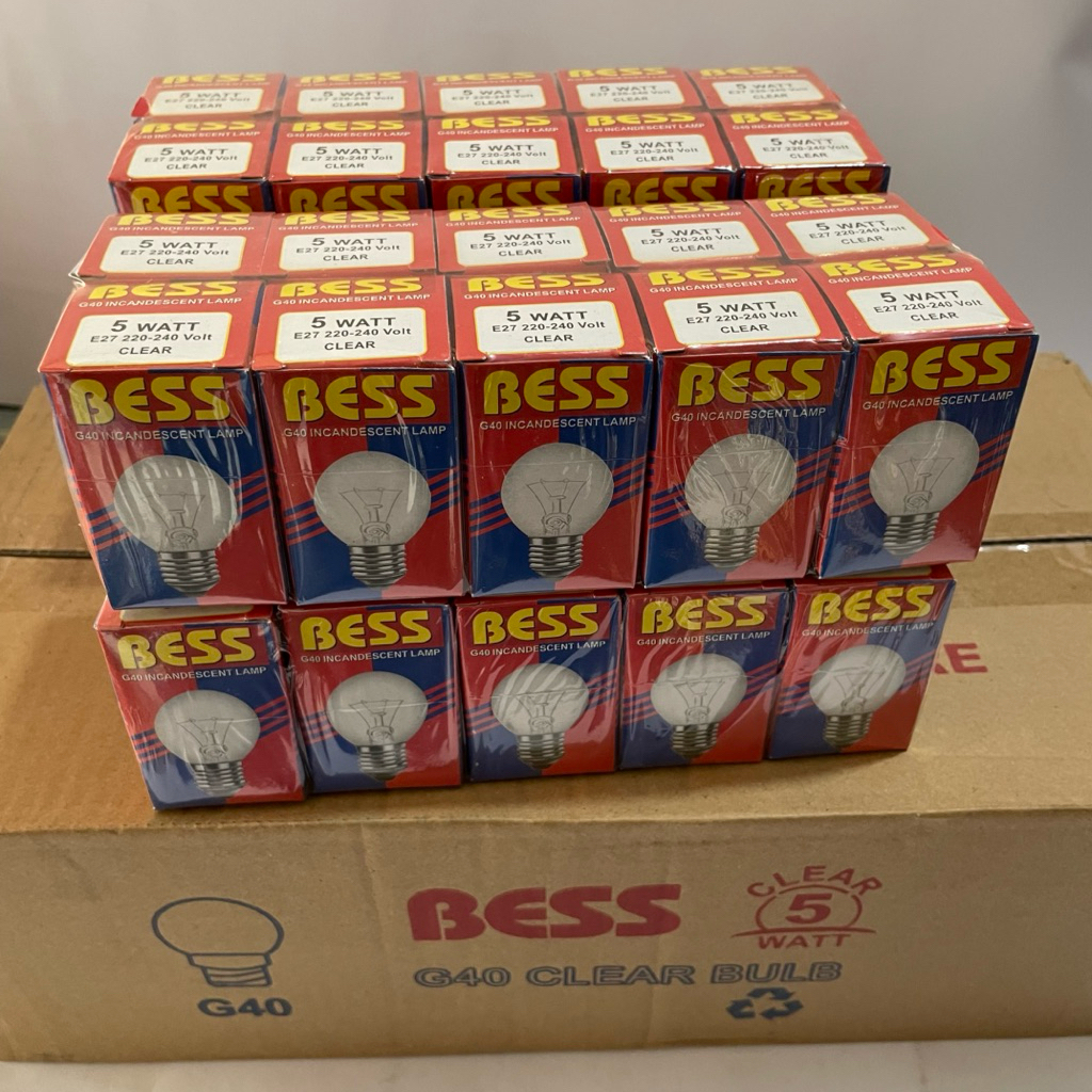 Bohlam Lampu Ayam Lampu Pijar Kuning Hangat 5 watt BESS