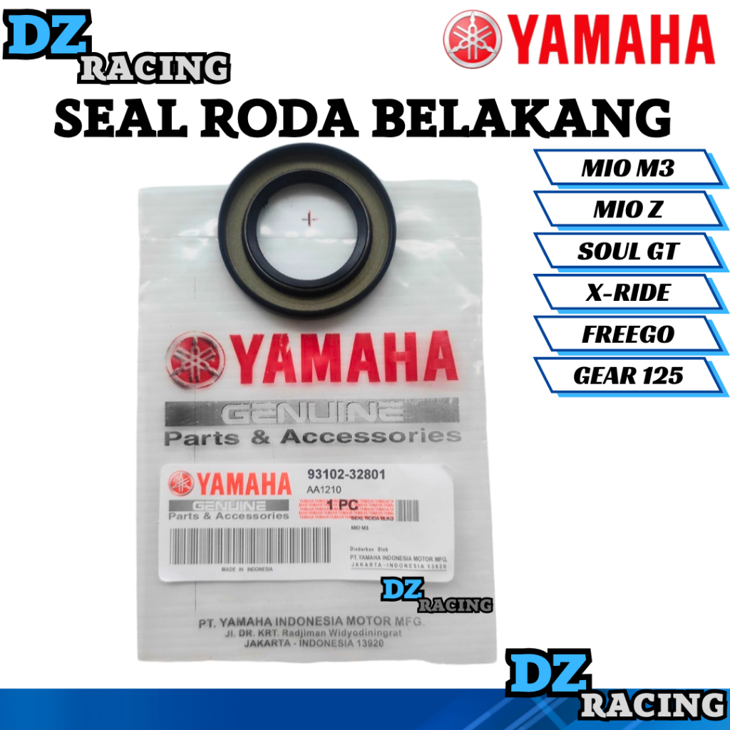 Seal As Roda Belakang Mio m3 Mio Z Fino 125 Gear 125 Soul Gt Oil Seal Roda Belakang OEM 93102-32801