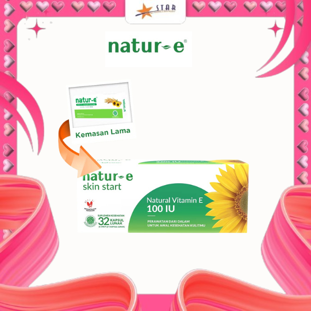 * STAR * Natur-E 100iu Soft Capsule 32'S (Kapsul Hijau 32'S)