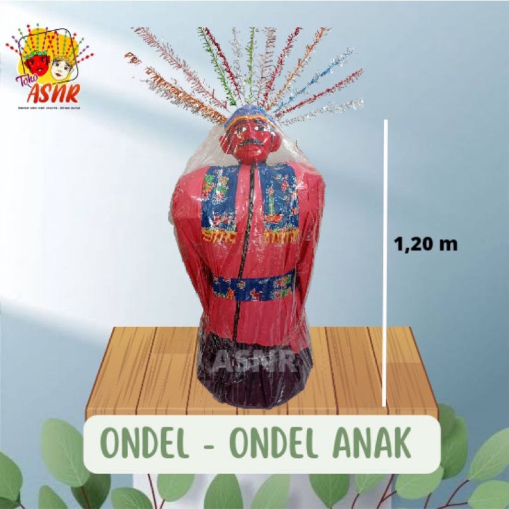 Ondel - ondel 1,2 meter topeng fiber