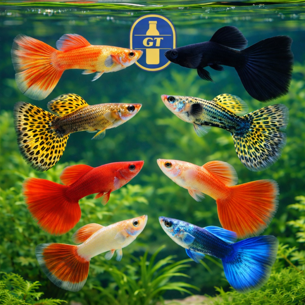 Ikan Hias Guppy Aneka Jenis PAIRING SEPASANG - Aquascape SIAP BREED ISI 3 EKOR