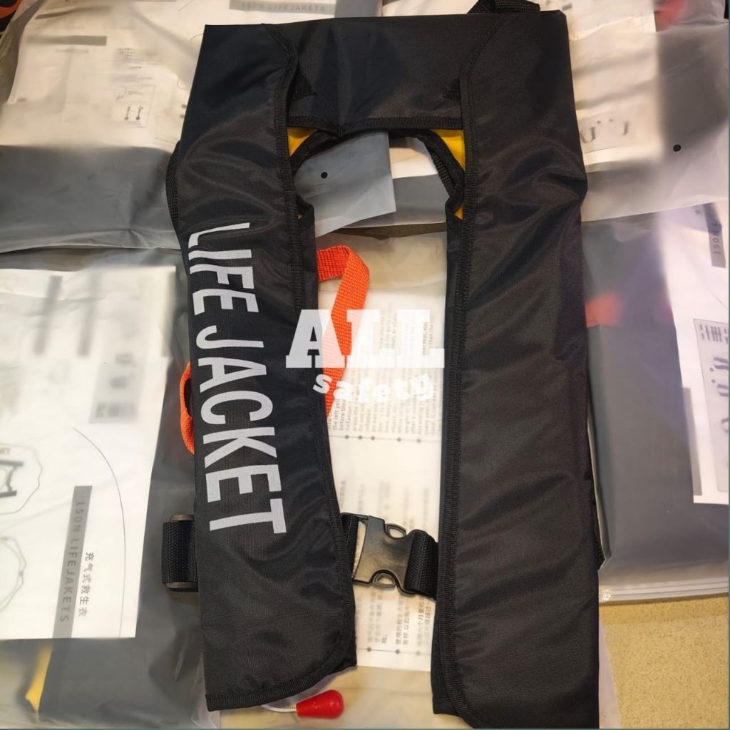 Termurah Life jacket pelampung otomatis CO2 warna hitam original 100% / Life jacket CO2 pelampung ga