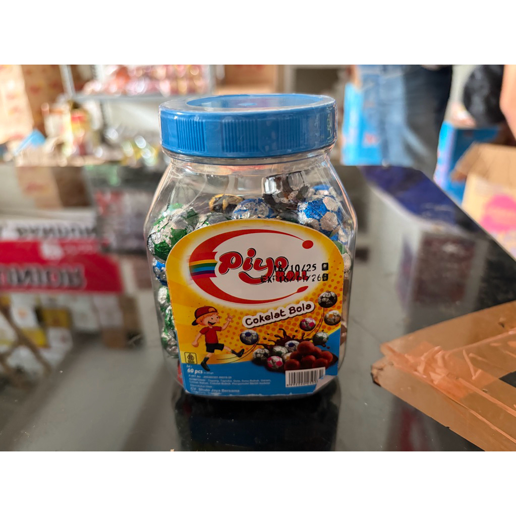 COKLAT BOLA SEREAL PIYO BALL ISI 60 PCS