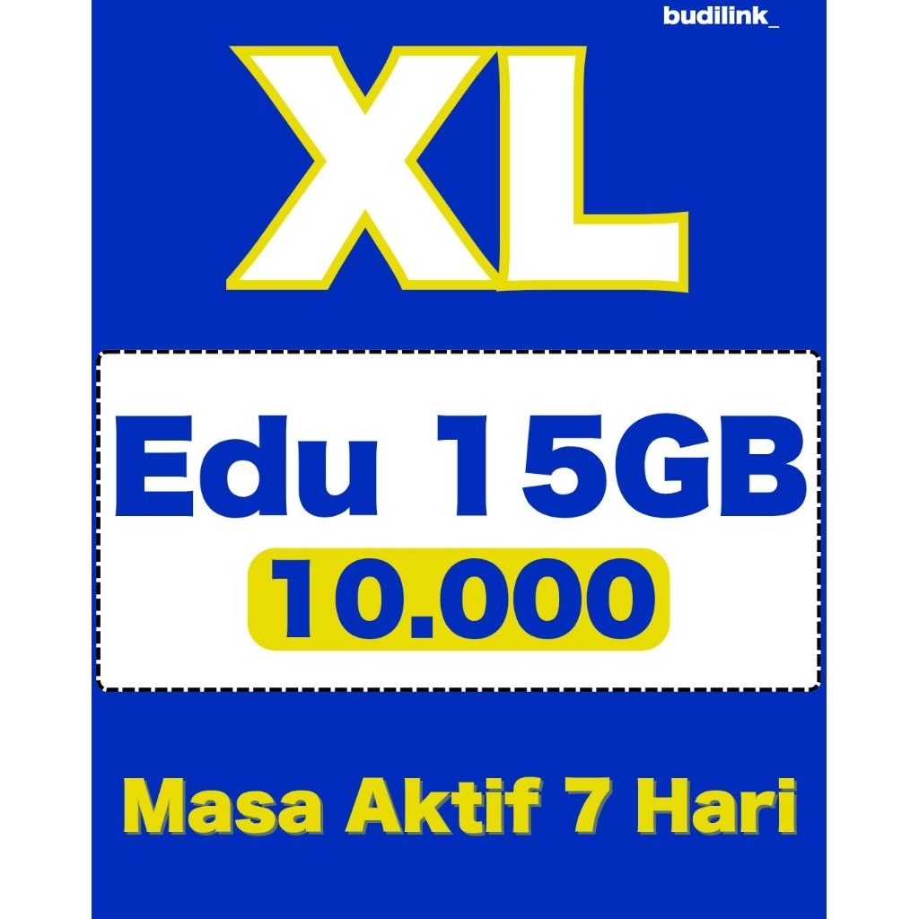 XL Edu / Conference Kuota Aplikasi Belajar 7 Hari