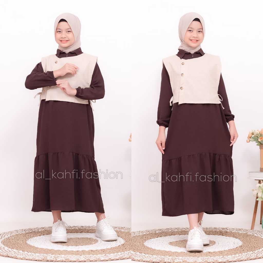 GAMIS ANAK REMAJA TANGGUNG PLUS ROMPI TERBARU CELINE