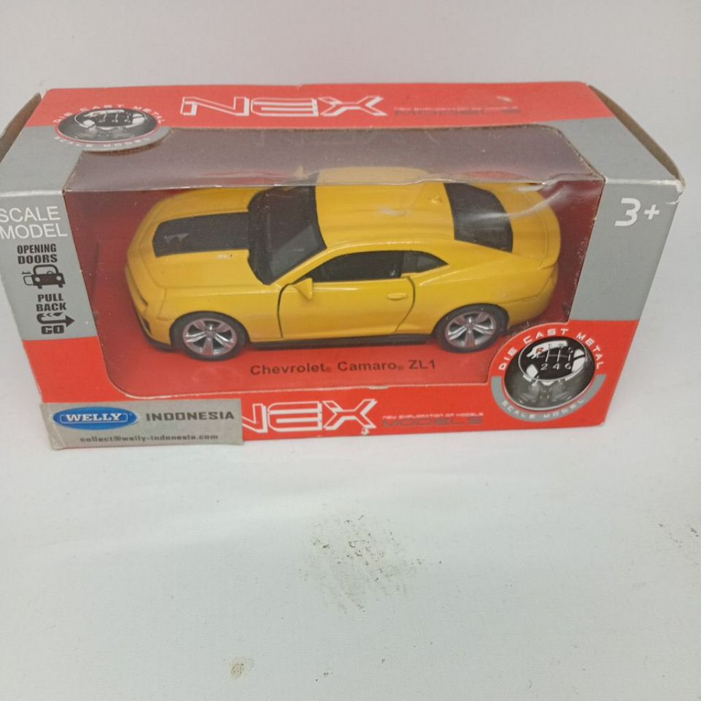 NEX Welly Chevrolet Camaro ZL1 (Kuning)