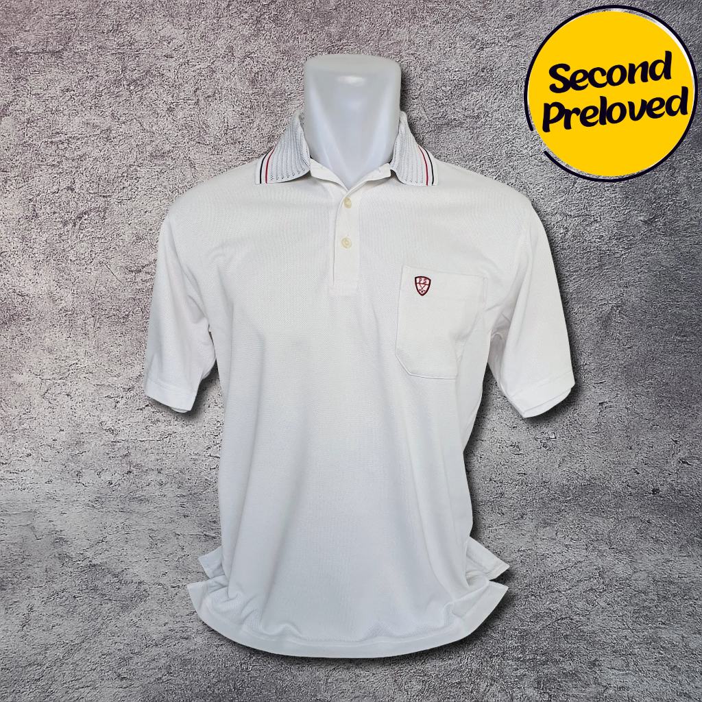 Baju Kaos Polo PARIS SPORT - Size M / Lebar Dada 52 cm - Original - Second