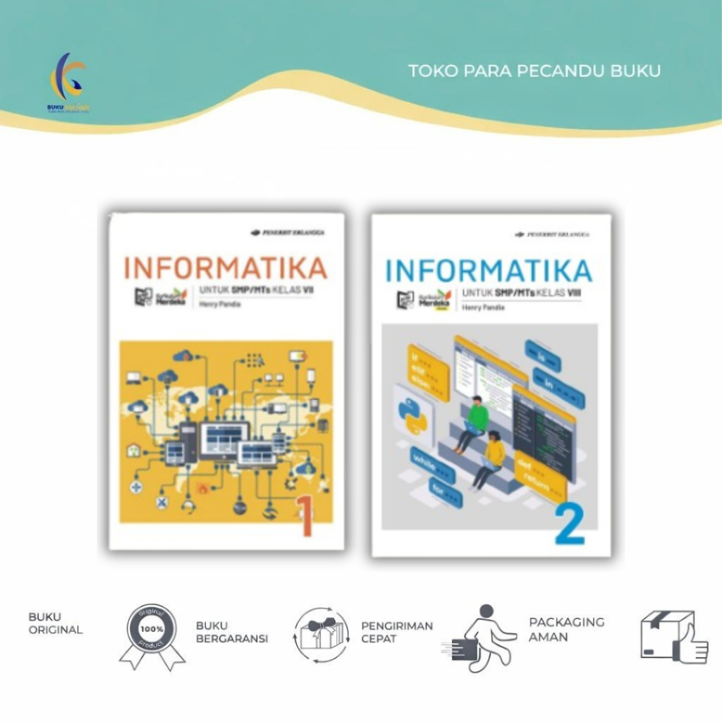 Buku Informatika SMP/MTs Kelas 7, 8, 9 Kurikulum Merdeka - Henry Pandia - Erlangga