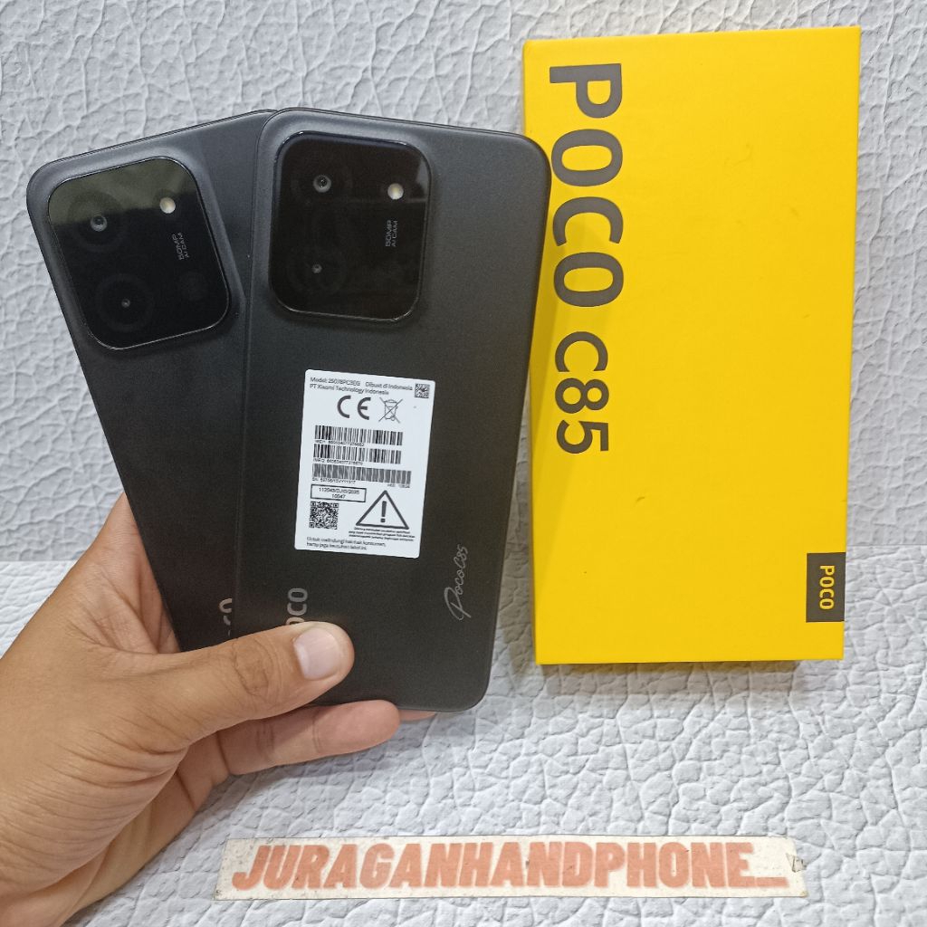 POCO C85 8/256GB 6/128GB HP BEKAS SECOND FULLSET