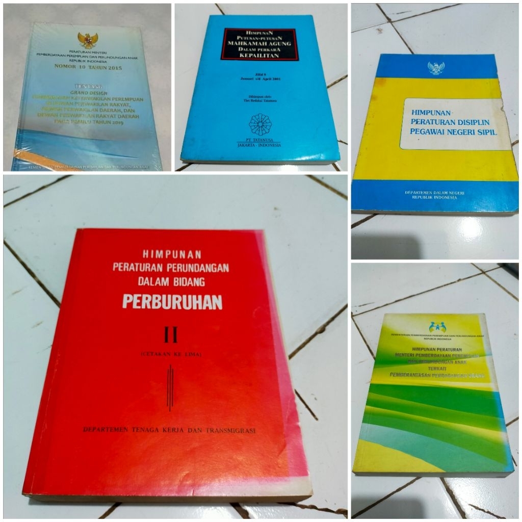 Ori Himpunan Peraturan Menteri pemberdayaan perempuan dan perlindungan anak / Putusan putusan mahkam