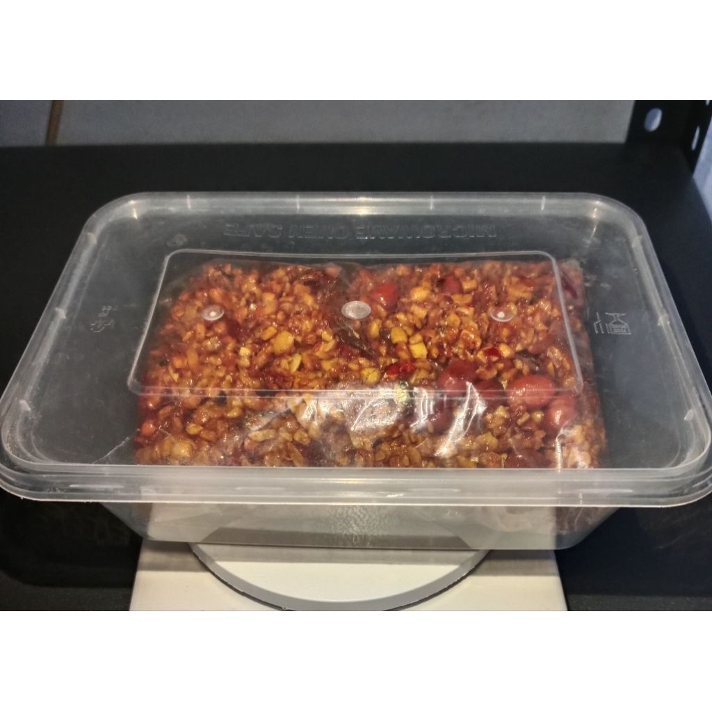 tempe kering kacang dan teri