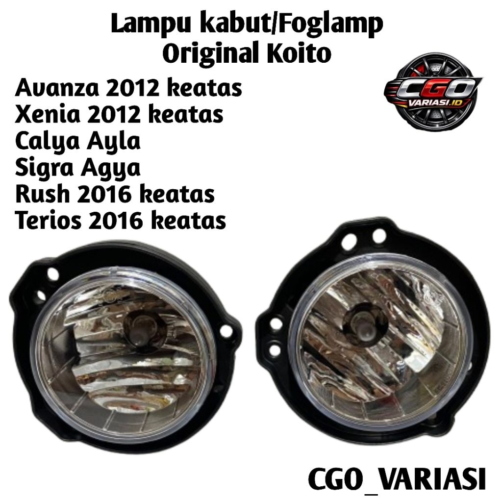 Foglamp Avanza Foglamp Xenia Lampu Kabut Avanza Lampu Kabut Xenia Tahun 2012-2018 Original