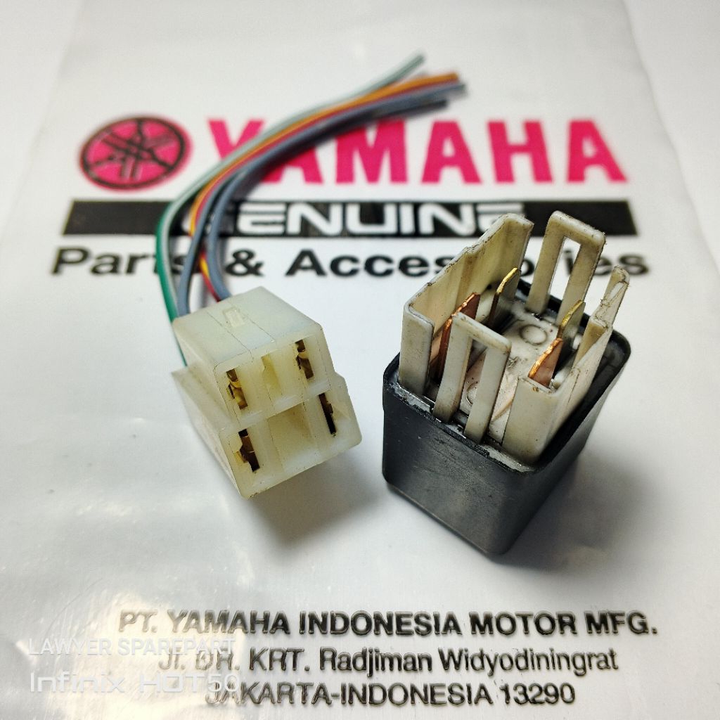 Set Socket Relay Comp Riley Start Bendik Stater Mio Nmax Vixion Mio J Karbu Mio