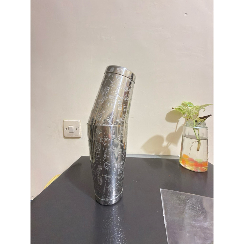 boston shaker ukir set