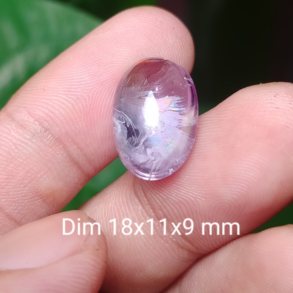 BATU KECUBUNG UNGU MUDA PELANGI ASLI cek batu lainnya yaman api wulung opal bacan permata kalimaya k