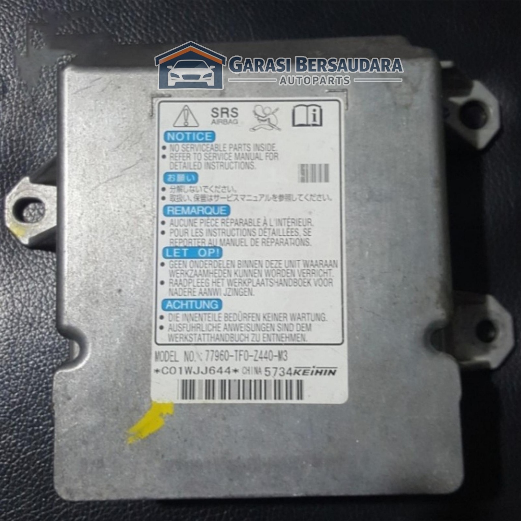 Modul Airbag Computer SRS Honda Jazz 77960-TF0