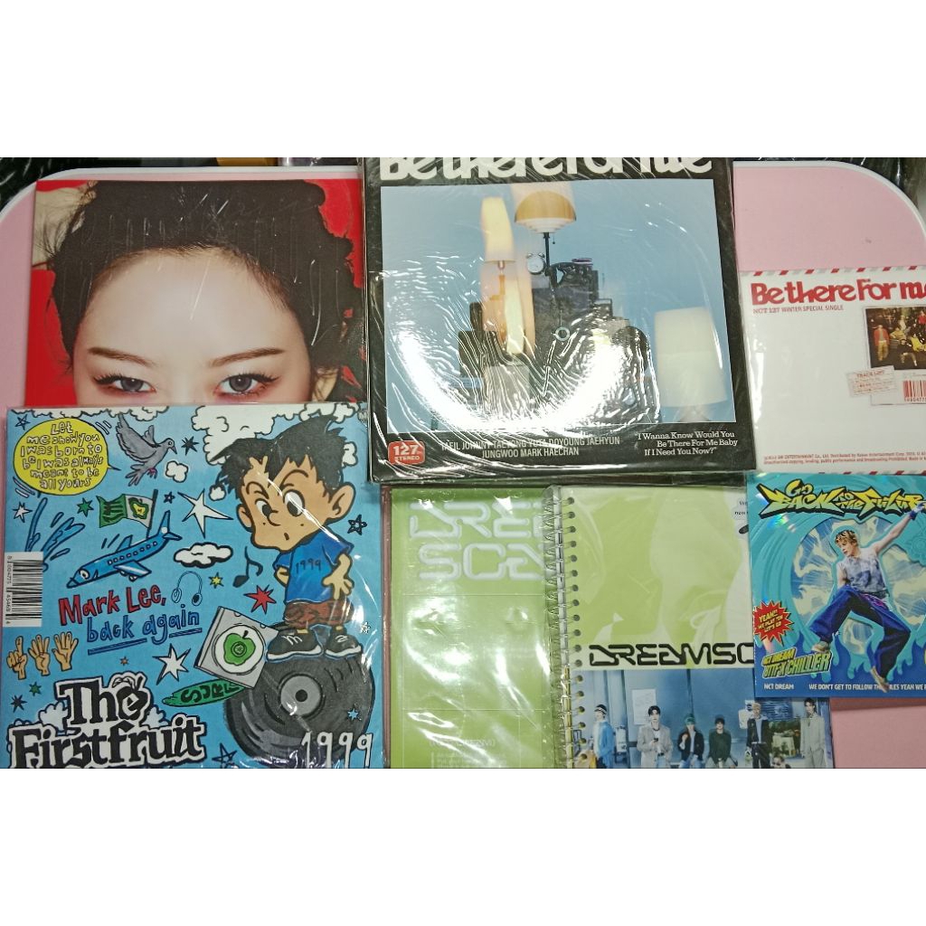 ALBUM UNSEALED NCT DREAM, NCT 127,AESPA GISELLE, MARK FIRST FRUIT, ALBUM COMPACT LAY VER(Harap baca 