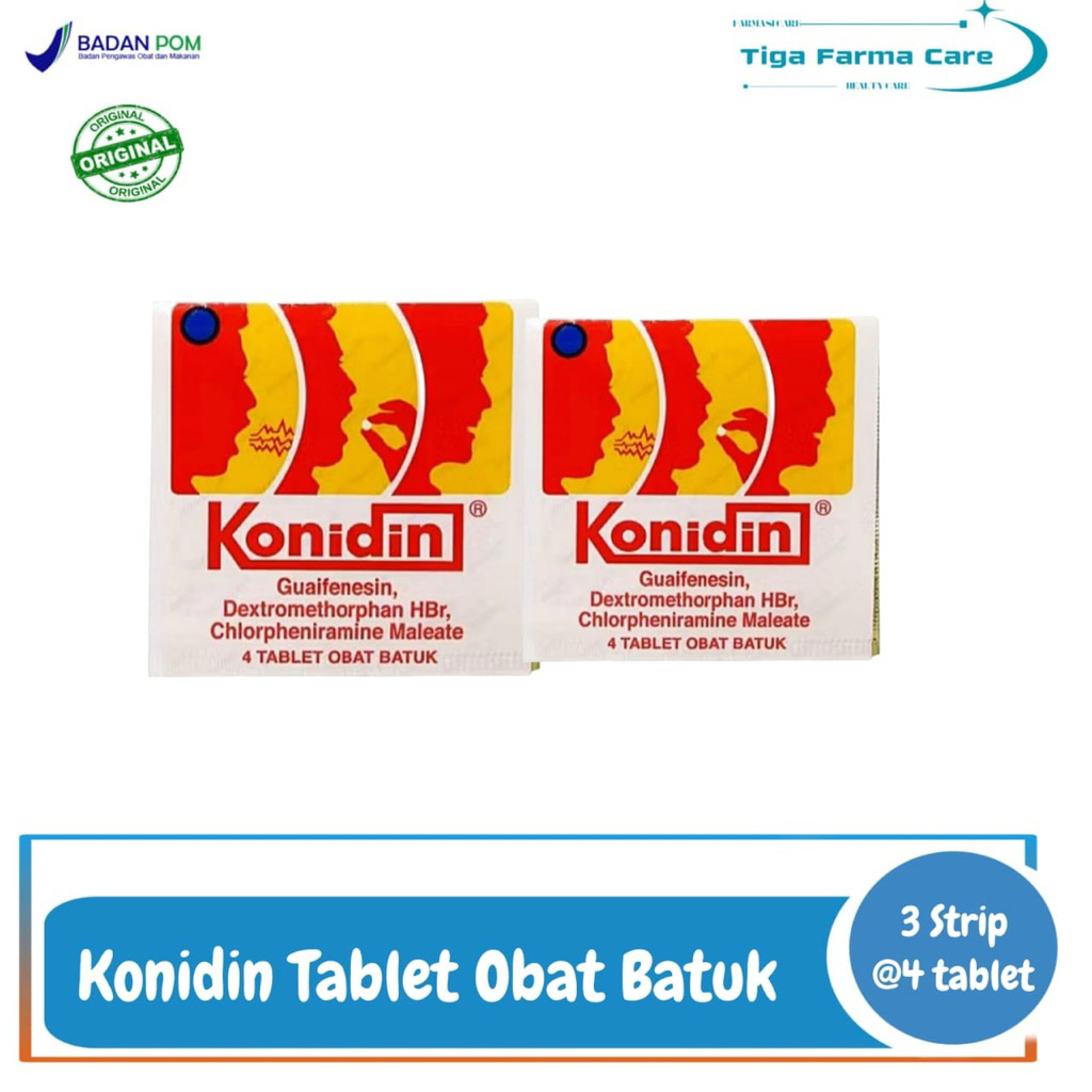 Obat Batuk ( Konidin / Mextril ) - 4 Tablet