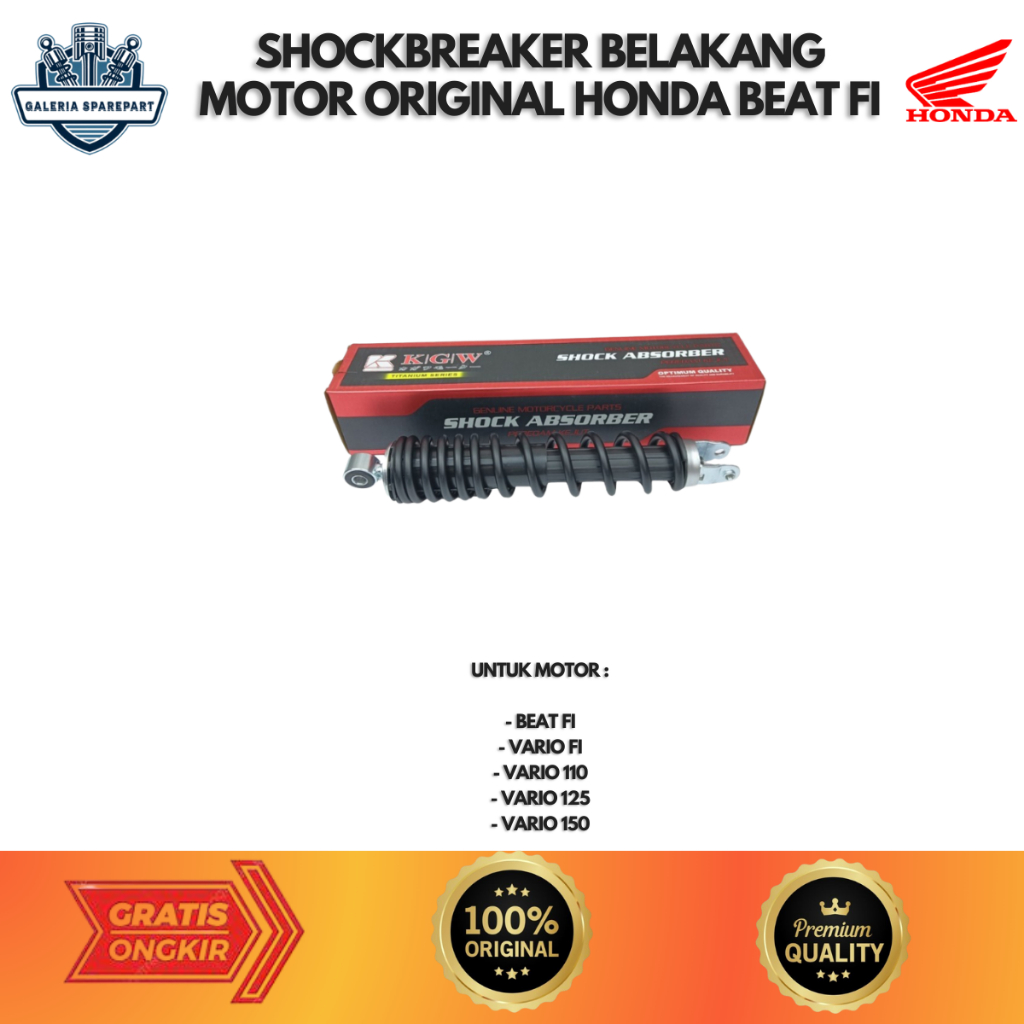 Shock Belakang Beat Fi Original Skok Vario 125 Fi - Shock Belakang Vario 110 & Vario 125