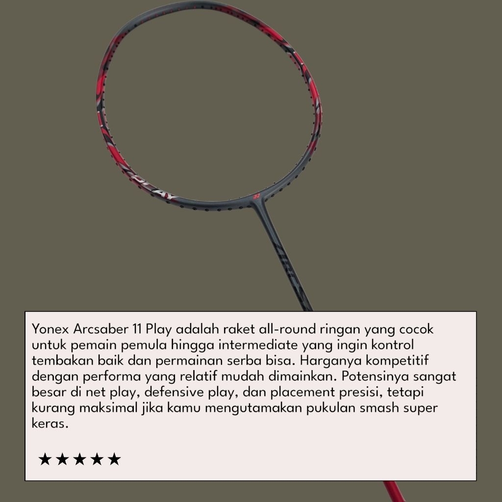 Raket Yonex Arcsaber 11 Play
