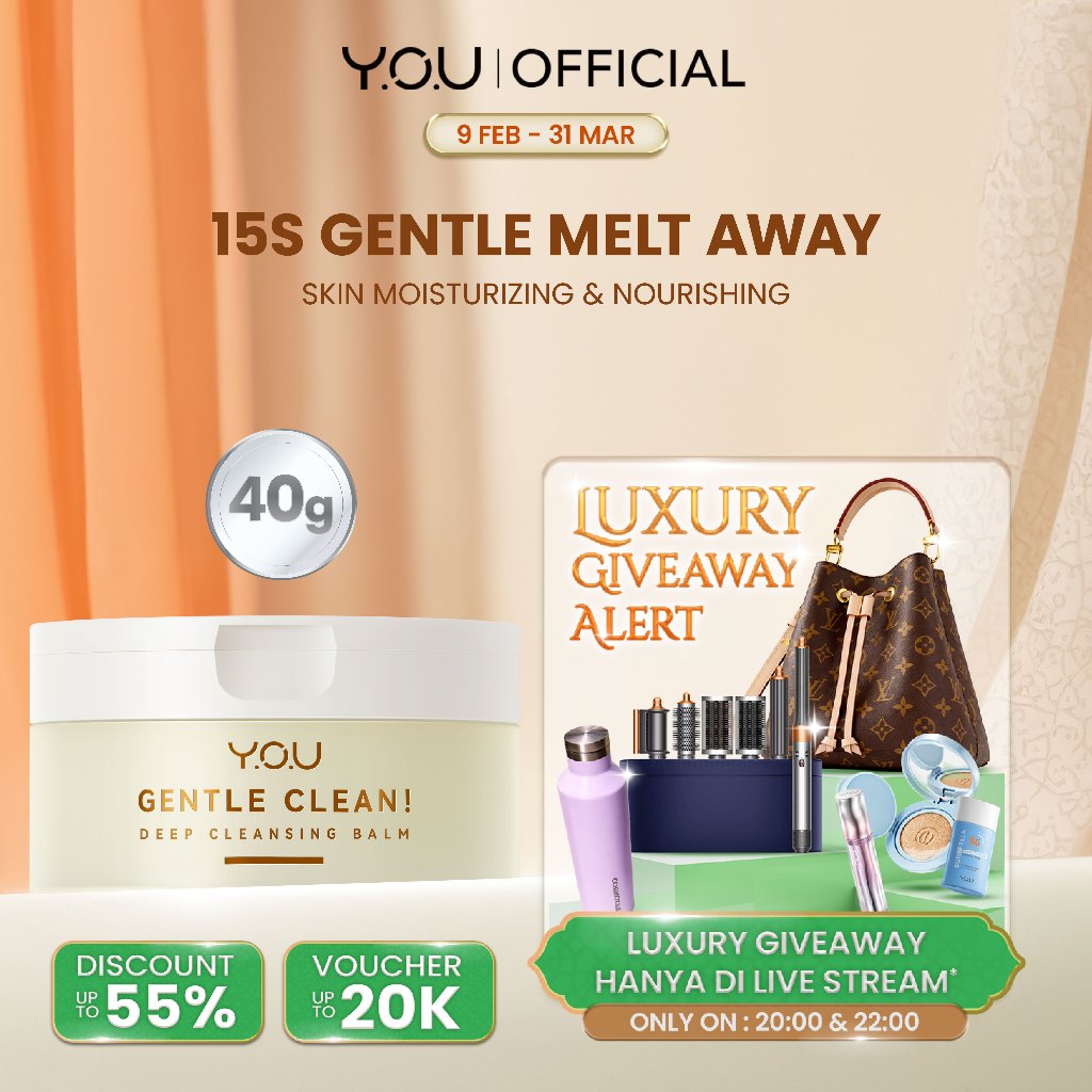 YOU Gentle Clean Deep Cleansing Balm-Cocomelt Pembersih Muka Make Up Remover All Skin Type Face Clea