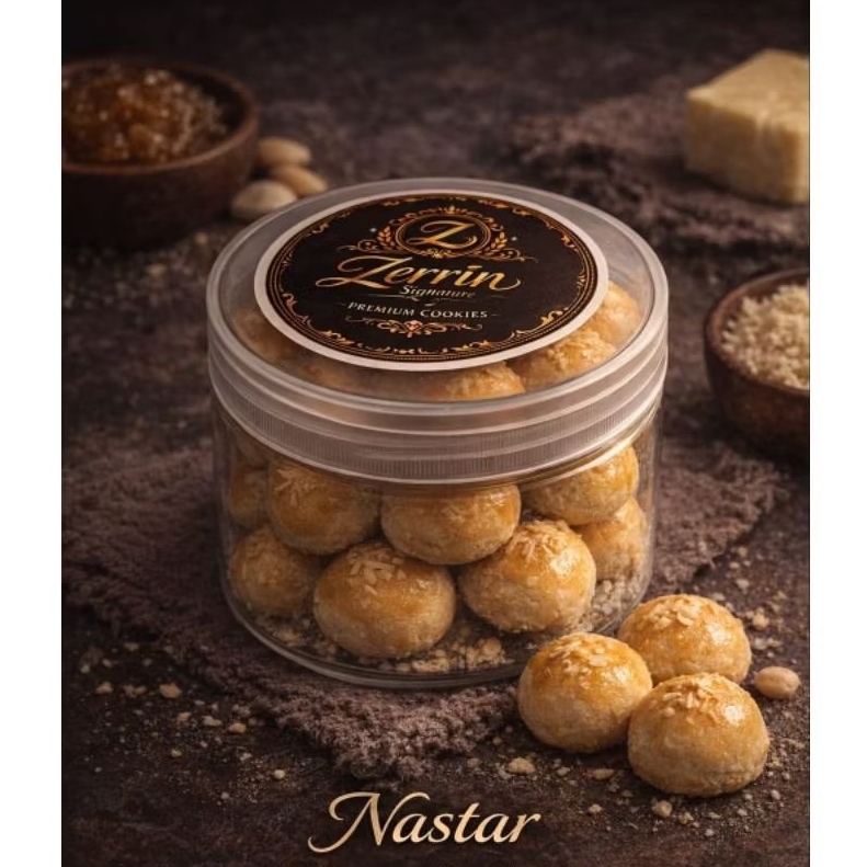 Nastar Premium Zerrin Signature 200gr Kue Lebaran Tanpa Pengawet Isi Selai Nanas Asli