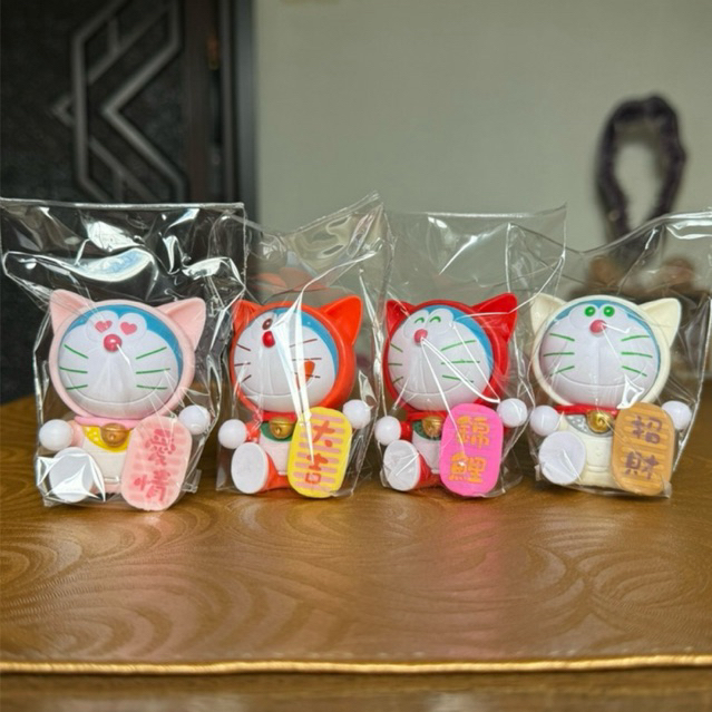 Figure Doraemon Kostum Lucky Cat Kucing Rubah Set Satuan