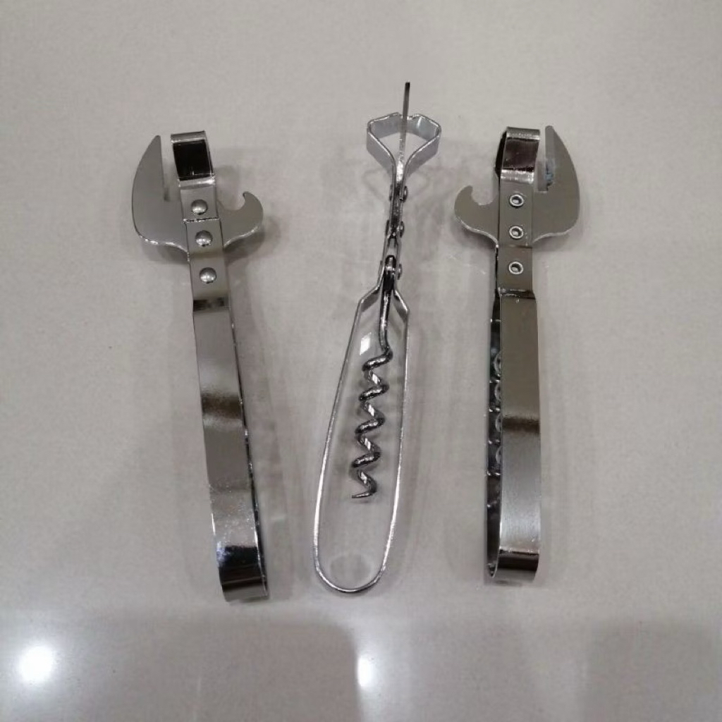 Elloise02 - 1PC [PBK-BTL01] PASTI ORI 100% 3 IN 1 Pembuka Tutup Botol 555 BAHAN STAINLESS + Bukaan K