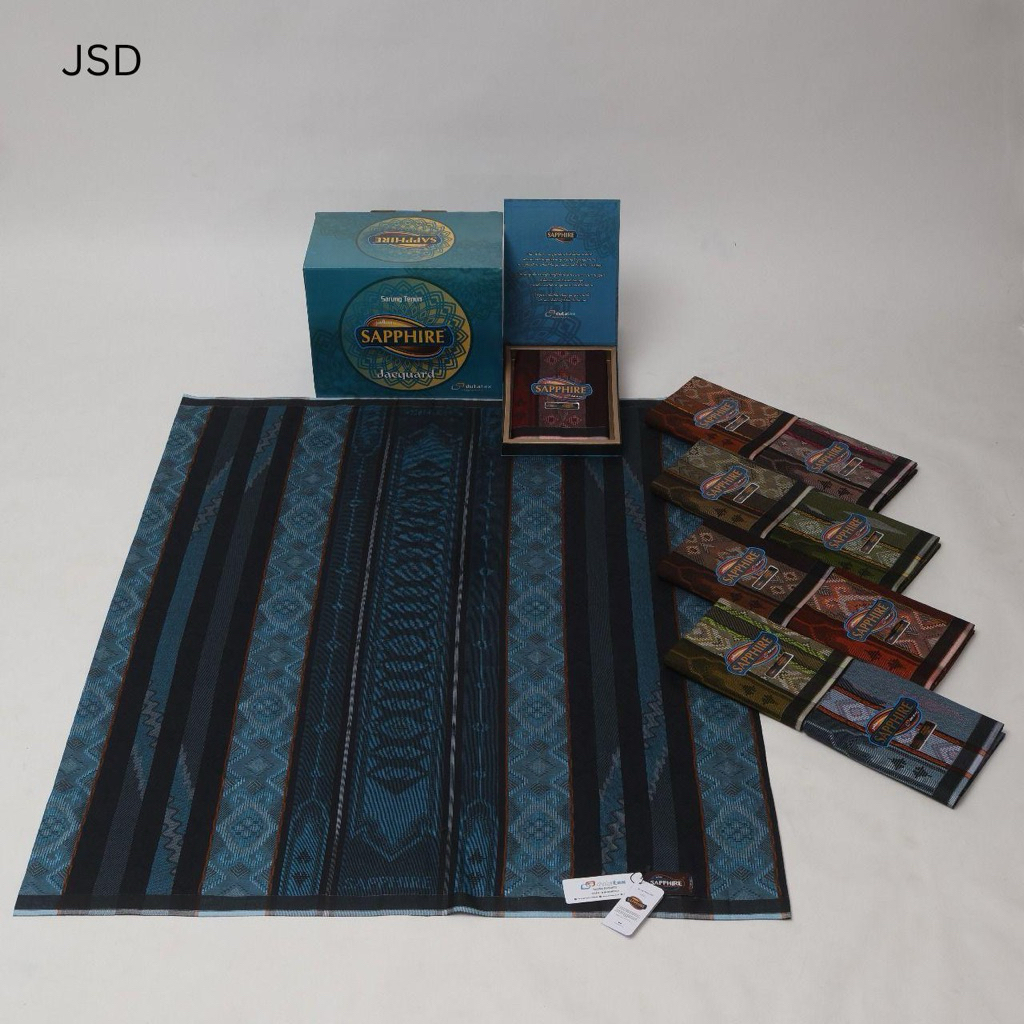 Sarung Sapphire JSD Jacquard Super Dobby Premium- Sarung Dewasa