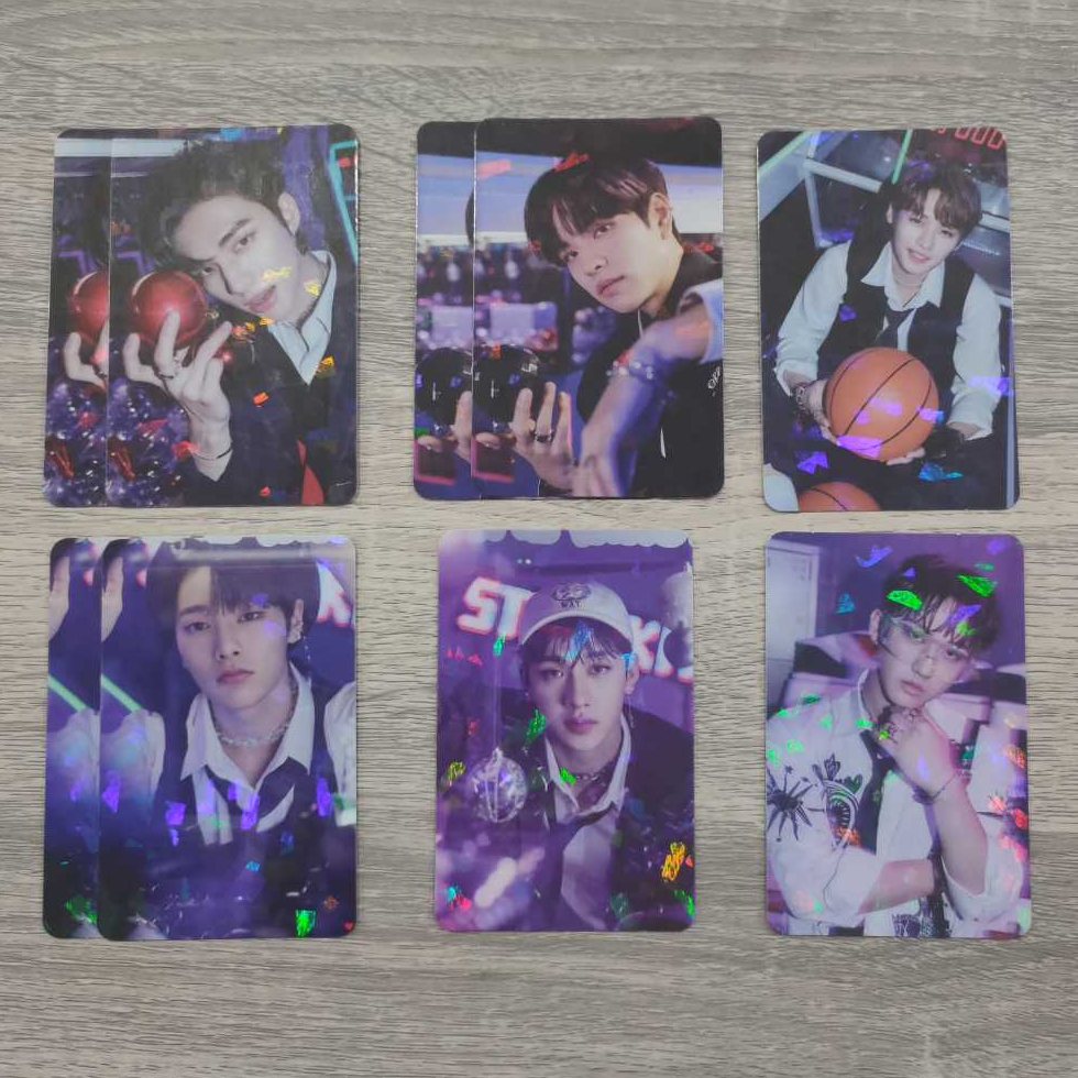 Christmas Evel Glitter Photocard StrayKids | Hyunjin Seungmin I.N BangChan Changbin