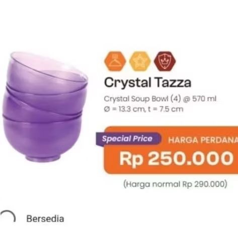 Crystal Tazza Moorlife