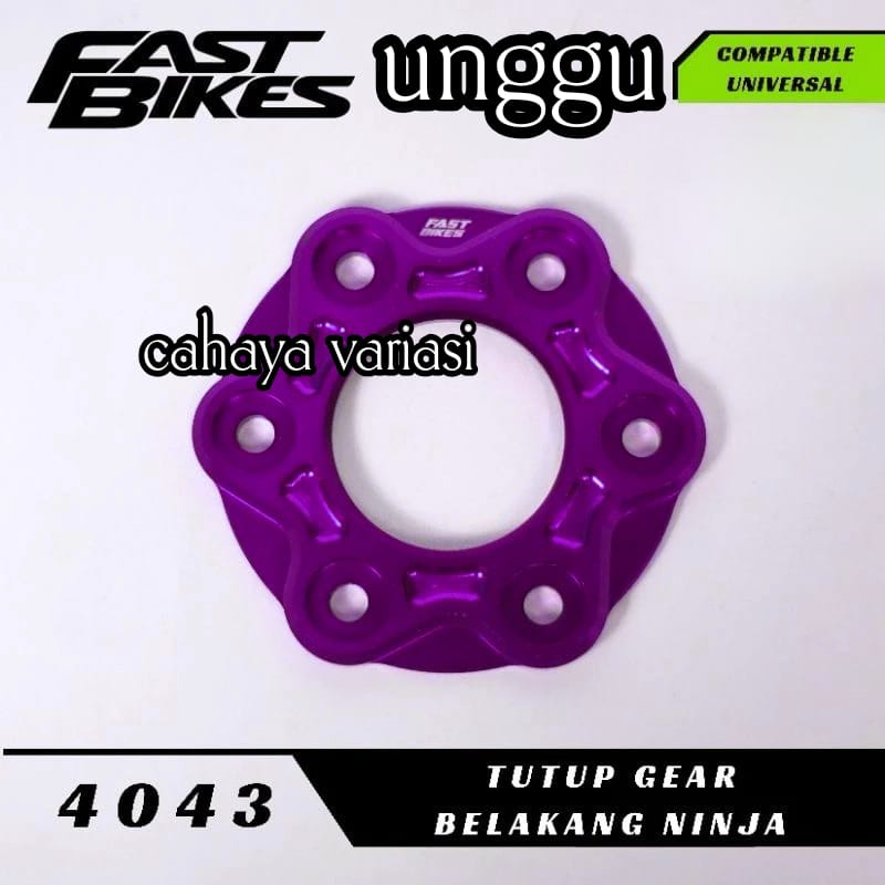 COVER GEAR CNC BELAKANG NINJA TUTUP GEAR BELAKANG CNC NINJA 150 R RR
