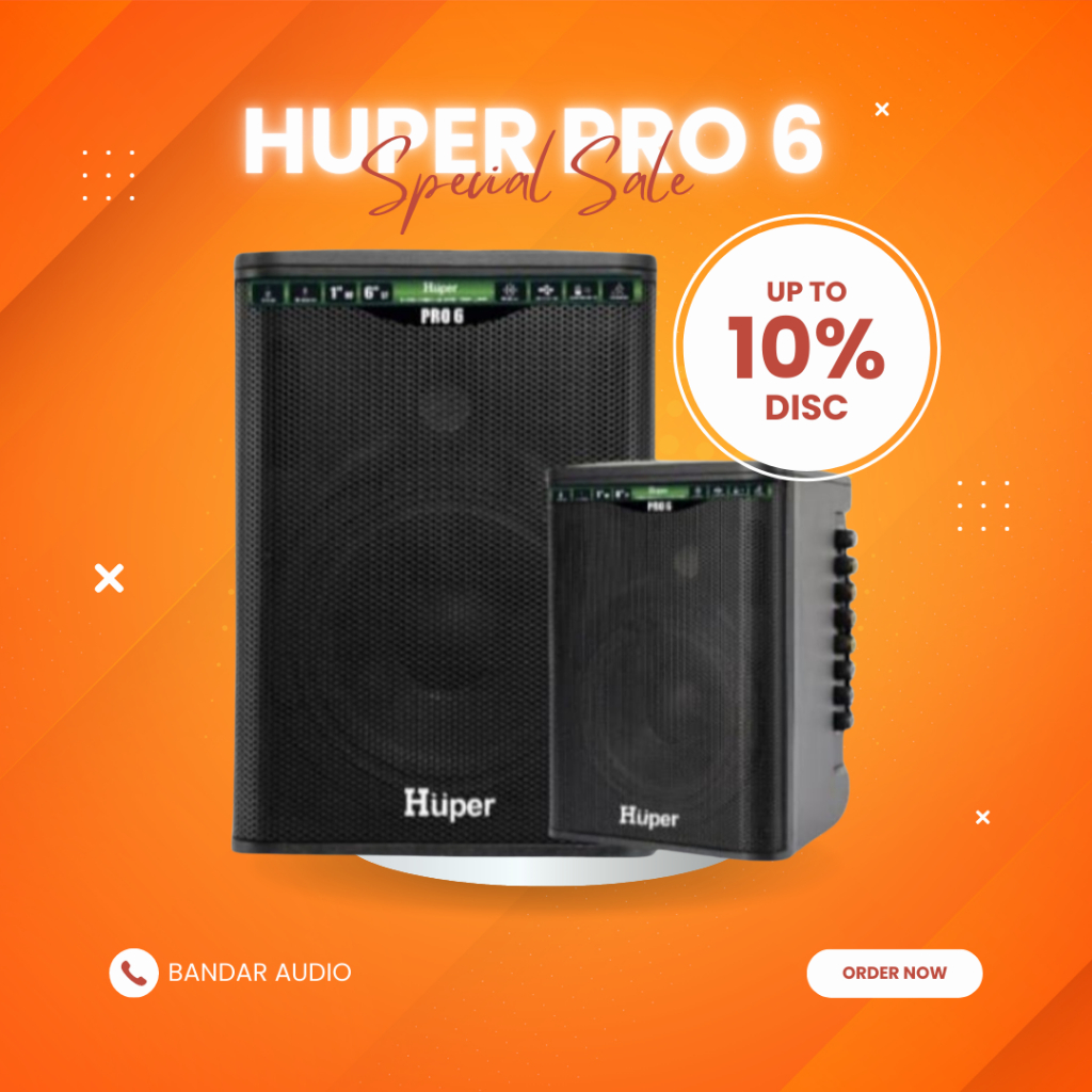 Speaker Huper Pro 6 Original Speaker Portabel Huper