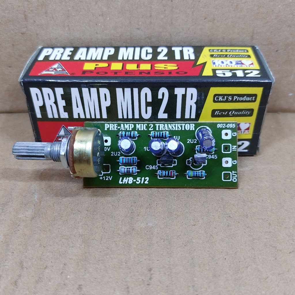 kit pre amp mic 2 transistor by CKJ