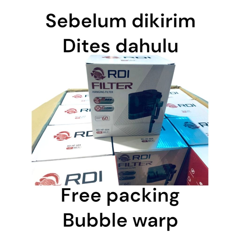 Filter gantung Rdi hf 604 / filter gantung aquarium / filter gantung / filter aquarium