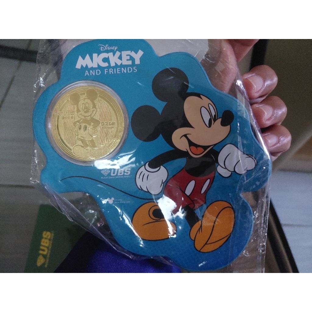 LOGAM EMAS UBS MICKEY MOUSE 0.2GR