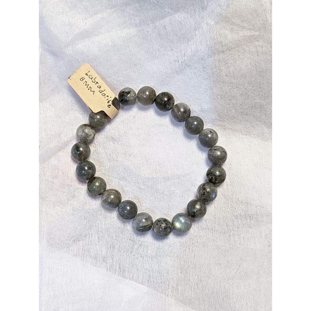 gelang batu labradorite 8mm