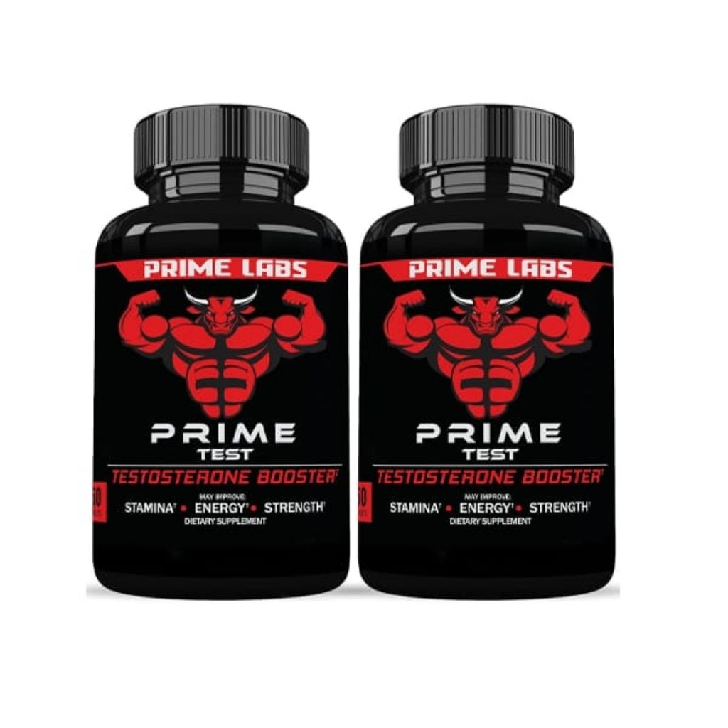 Prime Labs Testosterone Booster Obat Herbal Kapsul Stamina Energy Straight Original